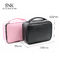 กระเป๋าเครื่องสำอาง PU กันน้ำแบบกำหนดเองสำหรับสุภาพสตรี Pure Color Blank Black